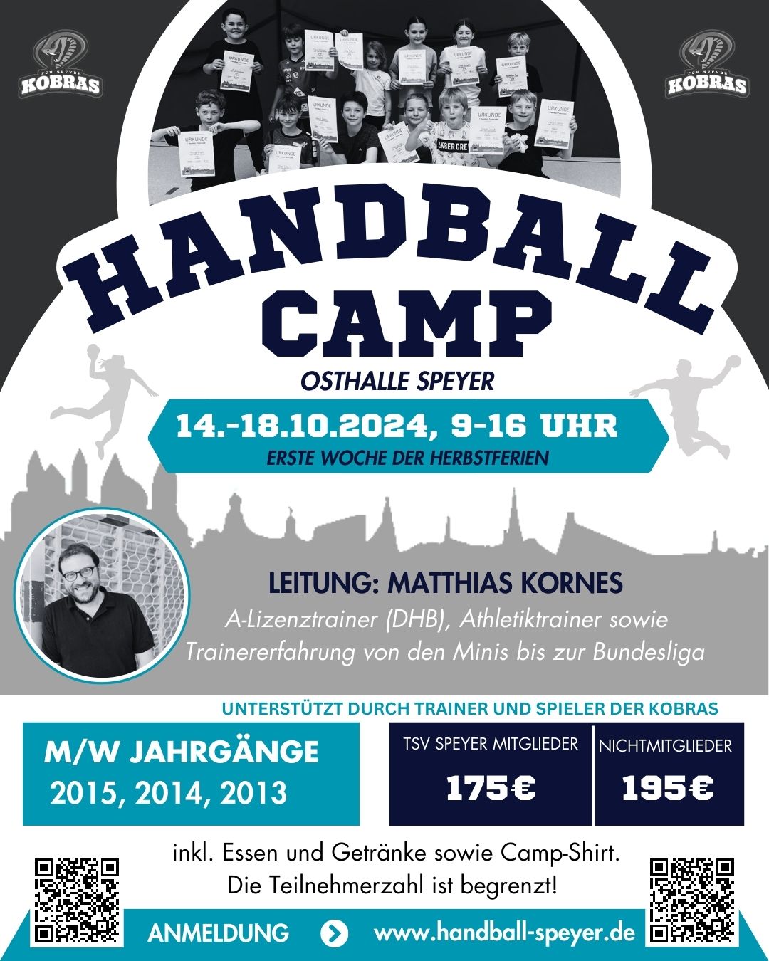 Handballcamp 1. Herbstferienwoche 2024 (14.-18.10.)